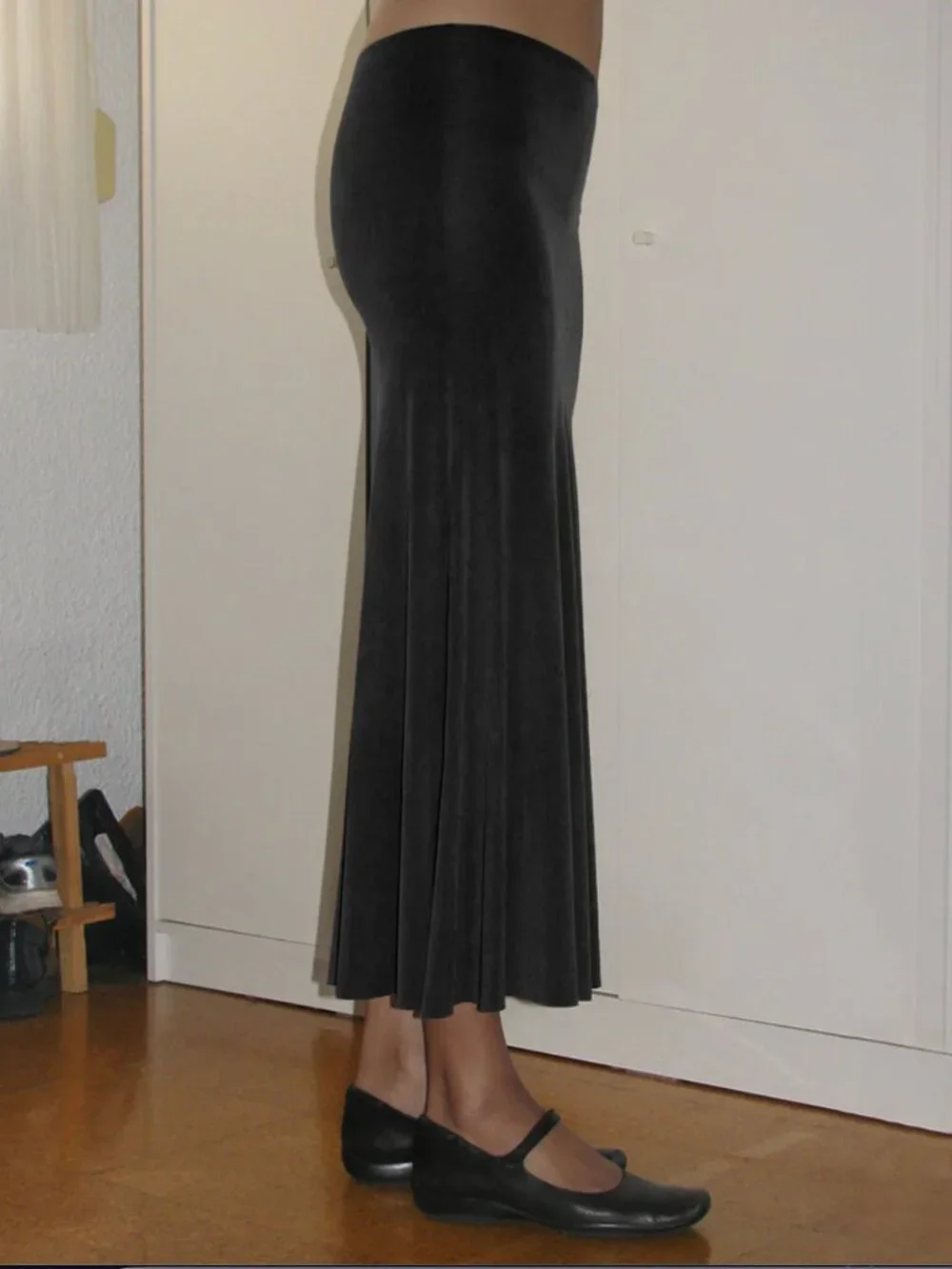 Paloma Wool Vicky Flared Cupro Skirt (Black, size M) - Picture 8 of 14